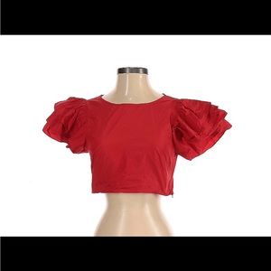 ZARA red top